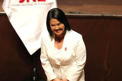 Fotografía de archivo de la presidenta electa de Perú, Keiko Fujimori.