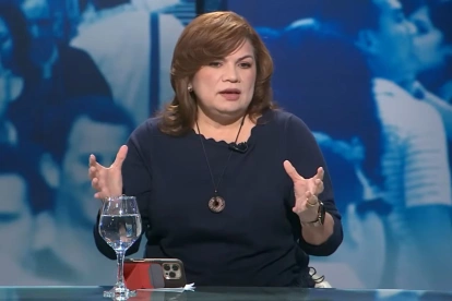 La comunicadora y activista política Gabriela Panchana Briones.