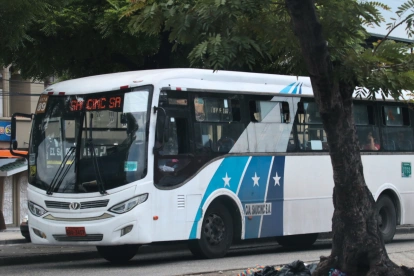 Los buses de la cooperativa Saucinc, línea 89, conectan al centro con Sauces, en el norte de Guayaquil.