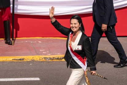 Keiko Fujimori, presidenta de Perú.