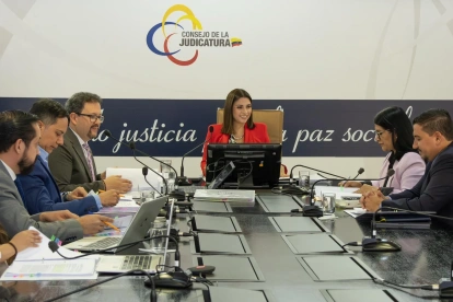 El Consejo de la Judicatura está presidido por Mercedes Caicedo, quien llegó tras un ilegal bloqueo a Alexandra Villacís.