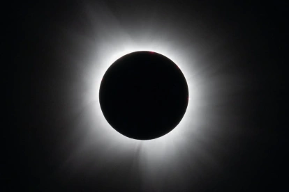 Un eclipse solar total se observó en Dallas, Texas, el lunes 8 de abril de 2024.