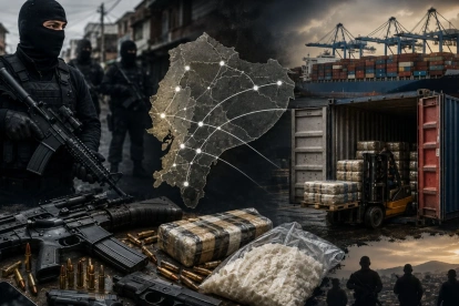 Ecuador decomisó 5.424 armas entre enero y mayo de 2026, el mayor registro en cuatro años.