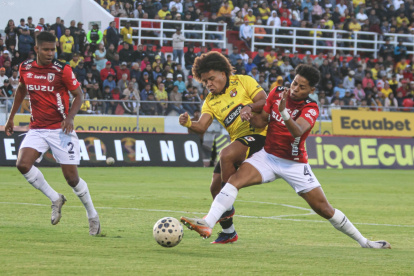 Barcelona SC viene de jugar ante Leones en Ibarra.