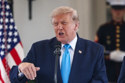 El presidente de EE.UU., Donald Trump, en una fotografía de archivo.