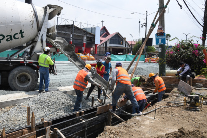 El Municipio ejecuta obras en este transitado pasaje comercial.