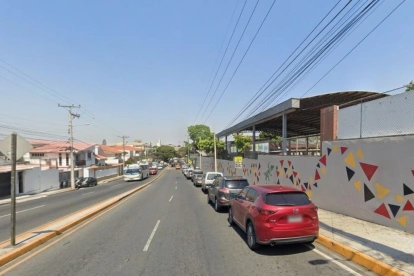 En este sector de Los Ceibos se registró el siniestro vial que generó preocupación entre los residentes.