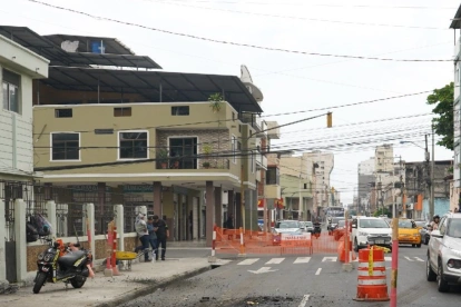 La calle Rumichaca fue cerrada para iniciar los trabajos de reconstrucción que se extenderán durante 12 semanas.