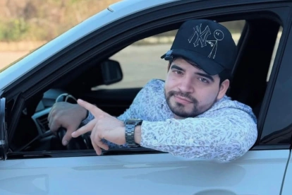 César Gastélum, influencer en Sinaloa, en una de sus apariciones públicas antes del hecho.