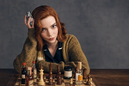 Gambito de dama convirtió el ajedrez en un fenómeno mundial con la historia de Beth Harmon, una joven prodigio que lucha por alcanzar la cima mientras enfrenta sus adicciones.