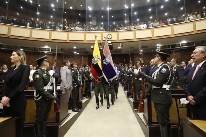 Asamblea conmemoró el 10 de Agosto en Quito para recordar los 217 años de la Independencia.