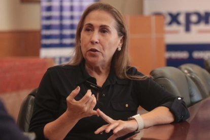 La precandidata Susana Santistevan visitó EXPRESO y se refirió a sus proyectos.