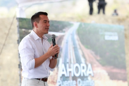 Daniel Noboa, presidente de la República.