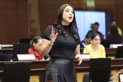 Gabriela Molina es asambleísta por Manabí del movimiento Revolución Ciudadana.