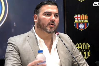 Antonio Álvarez asumió el mando de Barcelona SC en diciembre de 2024, pero al inicio no fue inscrito por el Ministerio del Deporte.