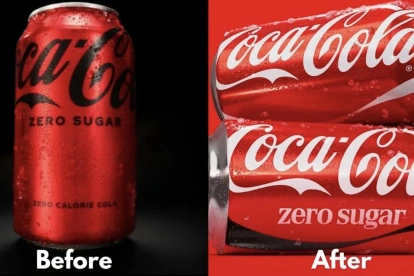 Coca-Cola cambió la tipografía del producto, pasando de una sans serif a una serif llamada ‘Better With’.