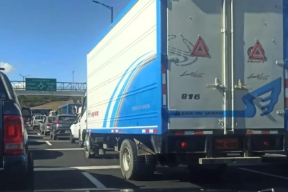 Tránsito en la avenida Panamericana Norte.