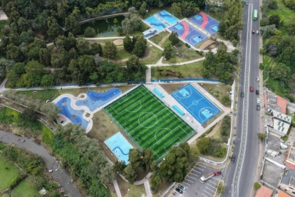 El parque metropolitano El Tingo fue renovado recientemente. Cuenta com canchas, juegos infantiles, entre otros espacios.