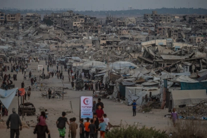 Vista de la destrucción que ha dejado el conflicto en Gaza.