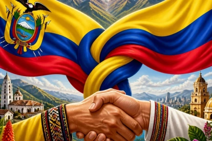 Ecuador y Colombia comparten una frontera y desafíos que requieren mayor cooperación binacional.