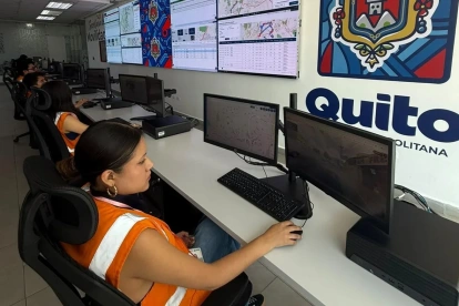 Referencial. El sistema de monitoreo de Quito integra cámaras para apoyar la seguridad ciudadana y atención de emergencias.