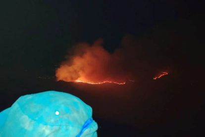 Incendio forestal sigue activo en la Reserva Cotacachi-Cayapas, en Imbabura