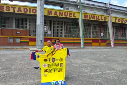 El ecuatoriano pudo conocer la cancha del estadio Manuel Murillo Toro, escenario donde esperaba ver jugar a Independiente del Valle (1)