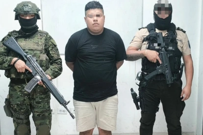 Alias Samir recibió prisión preventiva por armas y drogas halladas en Daule.