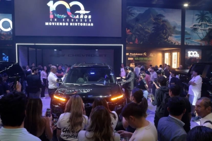 El stand de Chevrolet en el Autoshow 2026 en Guayaquil.