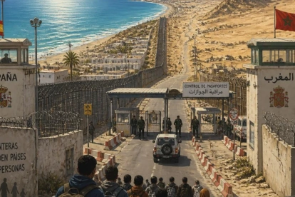 La frontera entre España y Marruecos, especialmente en Ceuta y Melilla, es uno de los principales puntos de presión migratoria de la Unión Europea.