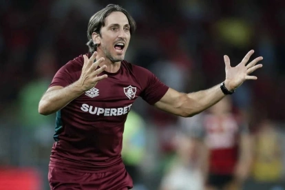 El argentino Luis Zubeldía dirigió Fluminense en Brasil.