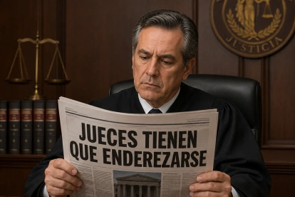 El ministro del Interior, John Reimberg, lanzó una advertencia a los jueces que luego intentó acomodar.