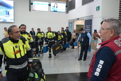 Un grupo de rescatistas regresó de Venezuela en junio pasado tras apoyar en las tareas de búsqueda de sobrevivientes tras el sismo en ese país.