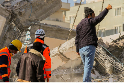 Foto referencial de la destrucción que puede causar un sismo.