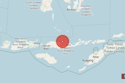 Epicentro del terremoto de 7.7