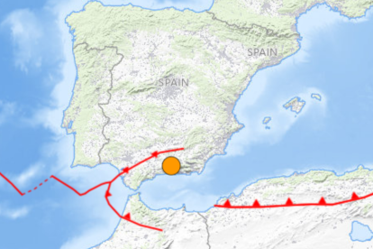 El sismo fue cerca de Granada, al sur de España.