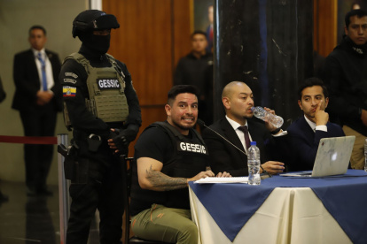 Daniel Salcedo es uno de los siete procesados por el asesinato del candidato presidencial Fernando Villavicencio.