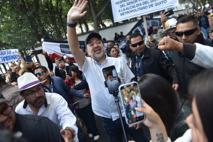 El actual alcalde de Quito  Muñoz es uno de los aspirantes desde el correísmo para la reelección.