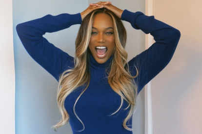 Tyra Banks, modelo, actriz, presentadora de televisión y productora cinematográfica.