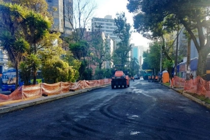 En una primera fase los trabajos se realizaron desde la calle Madrid hasta la av. Colón, en el carril sentido sur-norte