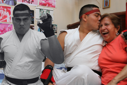 Danilo Palomino acostumbraba a hacer apariciones vestido como el famoso personaje de Street Fighter.