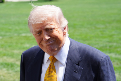 Donald Trump, presidente de Estados Unidos, en una imagen de archivo durante un acto público.