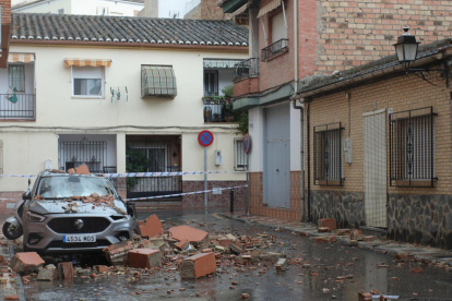 Vista de daños provocados por el terremoto en Armilla (Granada).