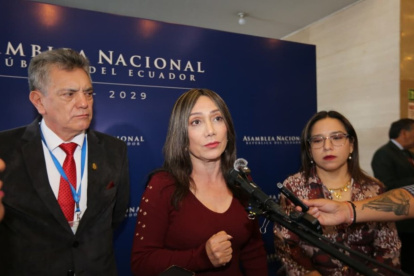 Patricia Núñez es la jefa de la bancada de evolución Ciudadana en la Asamblea Nacional.