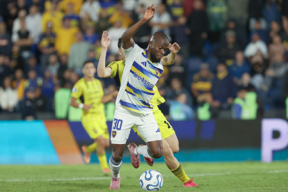 Enner Valencia lució el dorsal 30 en Boca Juniors.