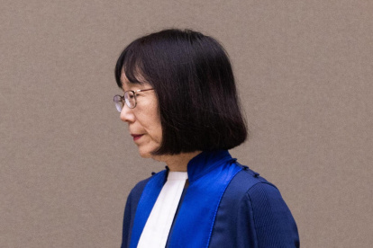 Fotografía de archivo de la presidenta de la Corte Penal Internacional, Tomoko Akane.