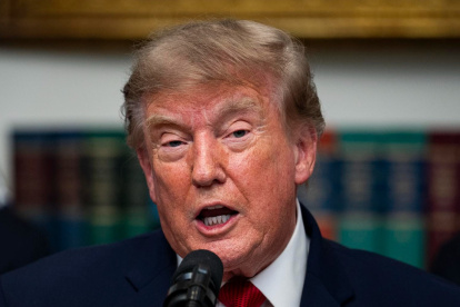 Fotografía del presidente de EE.UU., Donald Trump.