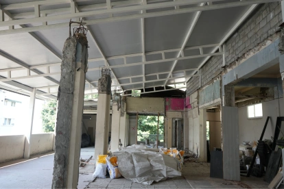 Intervención. Los trabajos en el Park Hotel abarcarán unos 430 metros cuadrados y contemplan conservar elementos originales del inmueble.