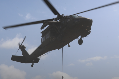Imagen referencial de helicópteros Black Hawk, tomado de la Embajada de Estados Unidos en Panamá.