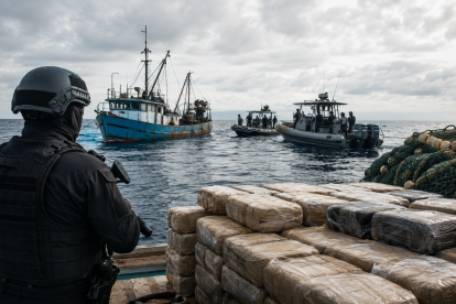 Referencial. Una red de narcotráfico asentada en Ecuador fue sancionada por Estados Unidos, que identificó 10 barcos vinculados al transporte de cocaína.
